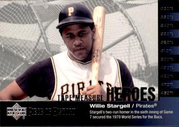 2002 Upper Deck Piece of History - Tape Measure Heroes #TM27 Willie Stargell  Front