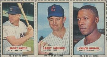 1965 Bazooka - Panels #1-3 Mickey Mantle / Larry Jackson / Chuck Hinton Front