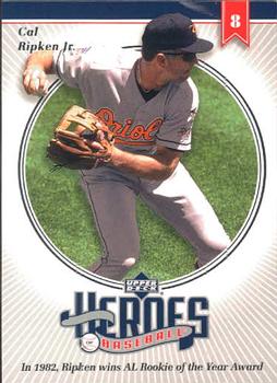 2002 Upper Deck Prospect Premieres - Heroes of Baseball: Cal Ripken Jr. #HCR3 Cal Ripken Jr.  Front