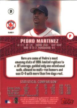 2000 Topps Gold Label #34 Pedro Martinez Back