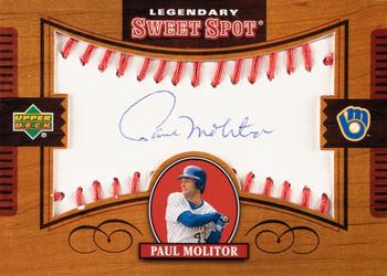 2002 Upper Deck Sweet Spot - Legendary Signatures #L-PM Paul Molitor Front