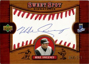 2002 Upper Deck Sweet Spot - Signatures #MS Mike Sweeney Front