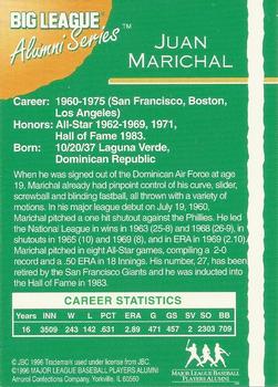 1996 Big League Chew Alumni Series #NNO Juan Marichal Back