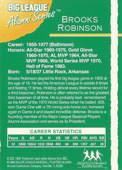 1996 Big League Chew Alumni Series #NNO Brooks Robinson Back