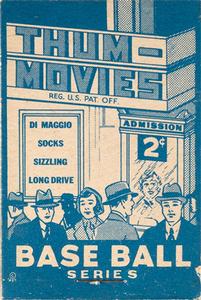 1937 Goudey Thum-Movies (R342) #4 Joe DiMaggio Front