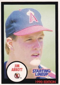 1990 Kenner Starting Lineup Cards Extended Series #4691018061 Jim Abbott Front