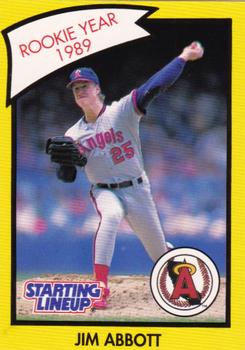 1990 Kenner Starting Lineup Cards Extended Series #4691218060 Jim Abbott Front