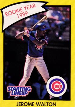 1990 Kenner Starting Lineup Cards Extended Series #4691209120 Jerome Walton Front