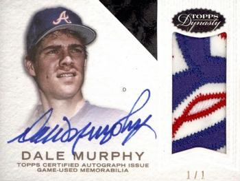 2016 Topps Dynasty - Autograph Patches Black #AP-DMU2 Dale Murphy Front