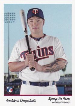 2016 Topps Archives Snapshots #AS-BHP Byung-Ho Park Front