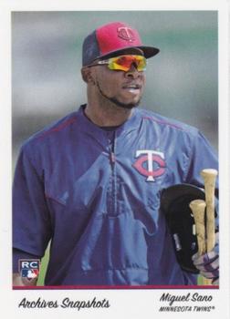 2016 Topps Archives Snapshots #AS-MS Miguel Sano Front