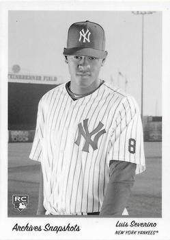 2016 Topps Archives Snapshots - Black and White #AS-LS Luis Severino Front