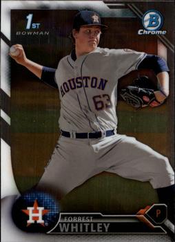 2016 Bowman Draft - Chrome #BDC-55 Forrest Whitley Front