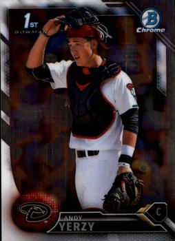 2016 Bowman Draft - Chrome #BDC-87 Andy Yerzy Front