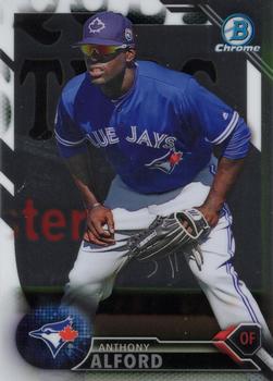 2016 Bowman Draft - Chrome #BDC-170 Anthony Alford Front