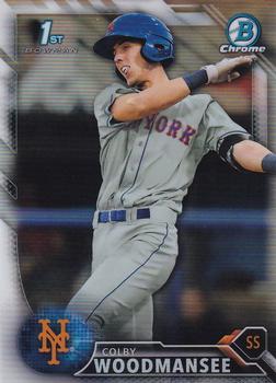 2016 Bowman Draft - Chrome Refractor #BDC-86 Colby Woodmansee Front