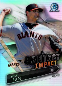 2016 Bowman Draft - Bowman Scouts' Fantasy Impact #BSI-TB Tyler Beede Front