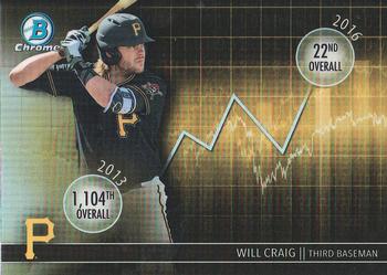 2016 Bowman Draft - Draft Dividends #DD-WC Will Craig Front