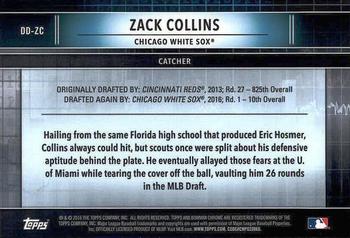 2016 Bowman Draft - Draft Dividends #DD-ZC Zack Collins Back