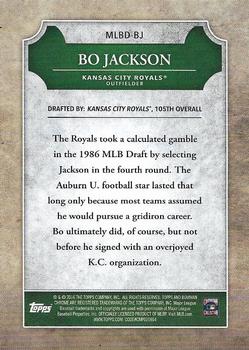 2016 Bowman Draft - Chrome MLB Draft History #MLBD-BJ Bo Jackson Back