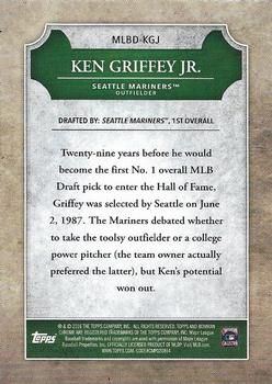 2016 Bowman Draft - Chrome MLB Draft History #MLBD-KGJ Ken Griffey Jr. Back
