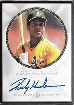 2016 Topps Transcendent Collection - Transcendent Collection Framed Autographs #TCA-RH Rickey Henderson Front