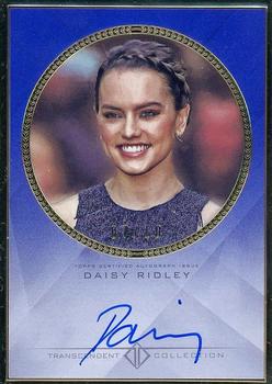 2016 Topps Transcendent Collection - Transcendent Collection Framed Autographs Purple #TCA-DR Daisy Ridley Front