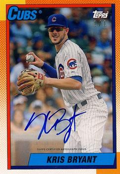 2016 Topps Transcendent Collection - Kris Bryant Topps History Autographs #KB-1990 Kris Bryant Front