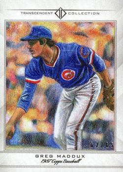 2016 Topps Transcendent Collection - Anniversary Sketch Reproductions #TSCR-48 Greg Maddux Front