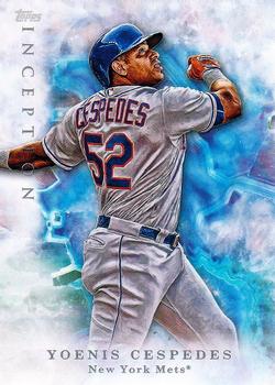 2017 Topps Inception #65 Yoenis Cespedes Front
