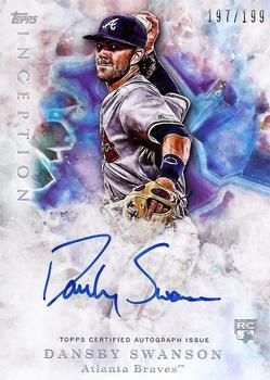 2017 Topps Inception #103 Dansby Swanson Front