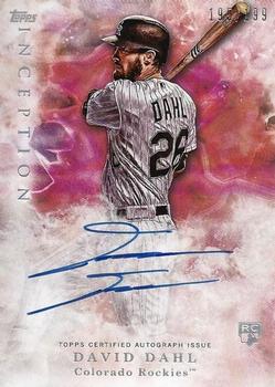2017 Topps Inception #114 David Dahl Front