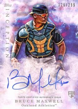 2017 Topps Inception #136 Bruce Maxwell Front