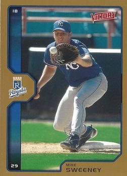 2002 Upper Deck Victory - Gold #154 Mike Sweeney Front