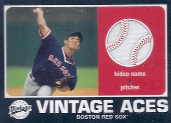 2002 Upper Deck Vintage - Aces Game Jersey #A-HN Hideo Nomo  Front