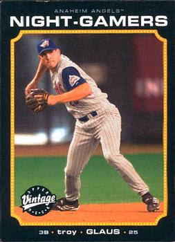 2002 Upper Deck Vintage - Night Gamers #NG9 Troy Glaus Front