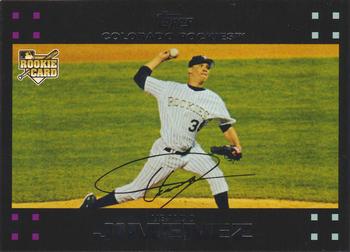 2010 Topps Update - The Cards Your Mom Threw Out (Original Back) #296 Ubaldo Jimenez Front