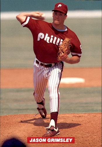 1990 Philadelphia Phillies Photocards #NNO Jason Grimsley Front