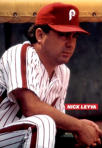 1990 Philadelphia Phillies Photocards #NNO Nick Leyva Front