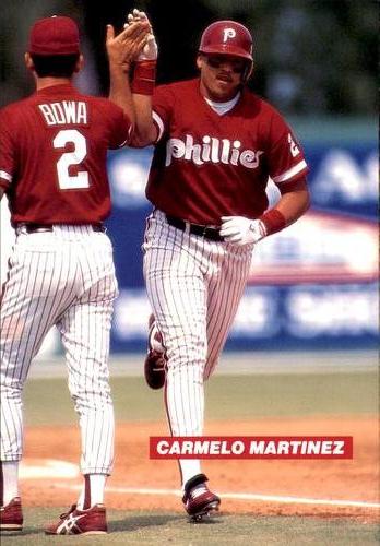 1990 Philadelphia Phillies Photocards #NNO Carmelo Martinez Front