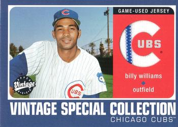 2002 Upper Deck Vintage - Special Collection Game Jersey #S-BW Billy Williams Front