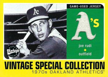 2002 Upper Deck Vintage - Special Collection Game Jersey #S-JR Joe Rudi Front