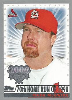 2000 Topps Opening Day #105 Mark McGwire Front