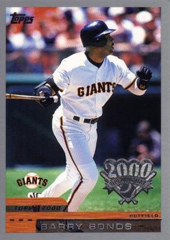 2000 Topps Opening Day #124 Barry Bonds Front