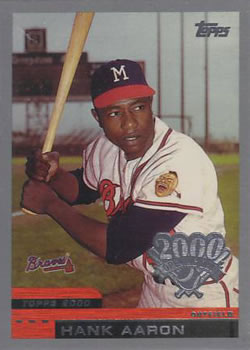 2000 Topps Opening Day #22 Hank Aaron Front