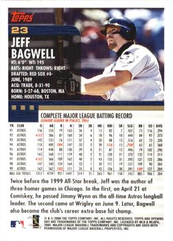 2000 Topps Opening Day #23 Jeff Bagwell Back
