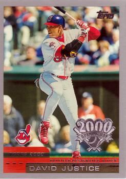 2000 Topps Opening Day #32 David Justice Front