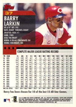 2000 Topps Opening Day #37 Barry Larkin Back