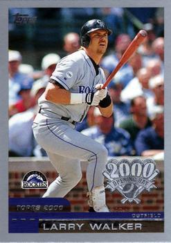 2000 Topps Opening Day #67 Larry Walker Front