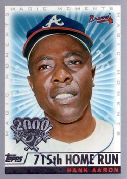 2000 Topps Opening Day #106 Hank Aaron Front